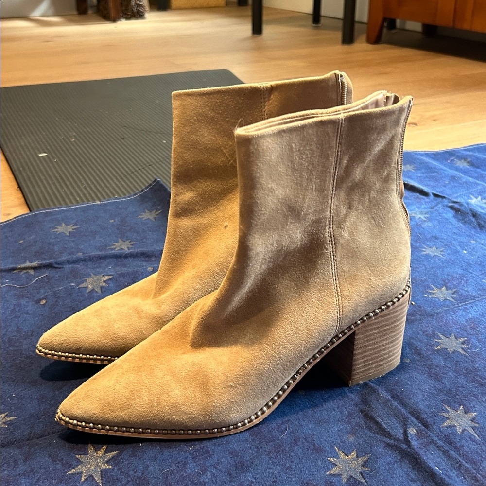 Suede Ankle Boots, 10